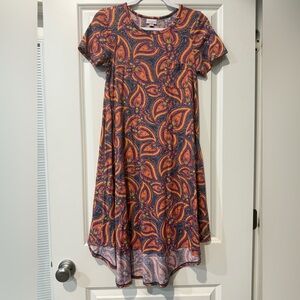 LuLaRoe Paisley Carly Swing Dress